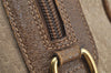 Authentic GUCCI 2Way Hand Boston Bag Purse GG Canvas Leather Beige 9872I