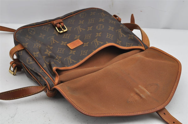 Authentic Louis Vuitton Monogram Saumur 30 Shoulder Cross Bag M42256 LV 9873J