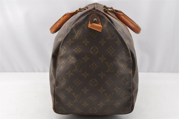 Authentic Louis Vuitton Monogram Keepall 45 Travel Boston Bag Old Model LV 9874I