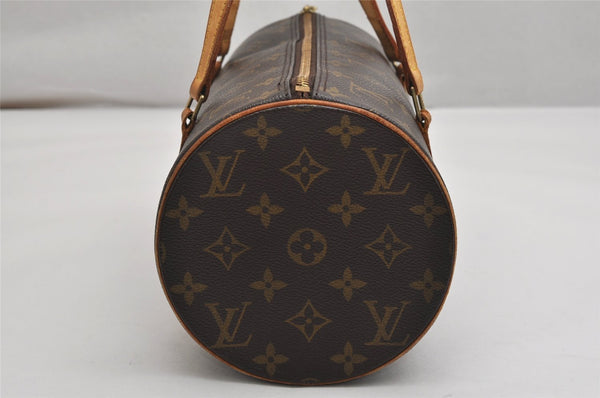 Authentic Louis Vuitton Monogram Papillon 30 Hand Bag M51385 LV 9874J