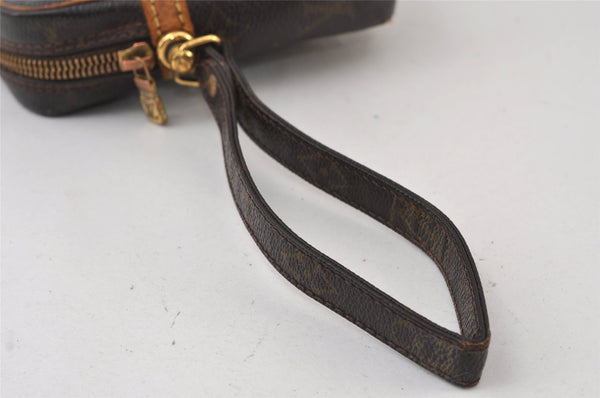 Authentic Louis Vuitton Monogram Marly Dragonne GM M51825 Clutch Bag Junk 9876I