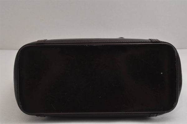 Authentic Louis Vuitton Vernis Avalon GM Shoulder Hand Bag M91566 Wine Red 9876J