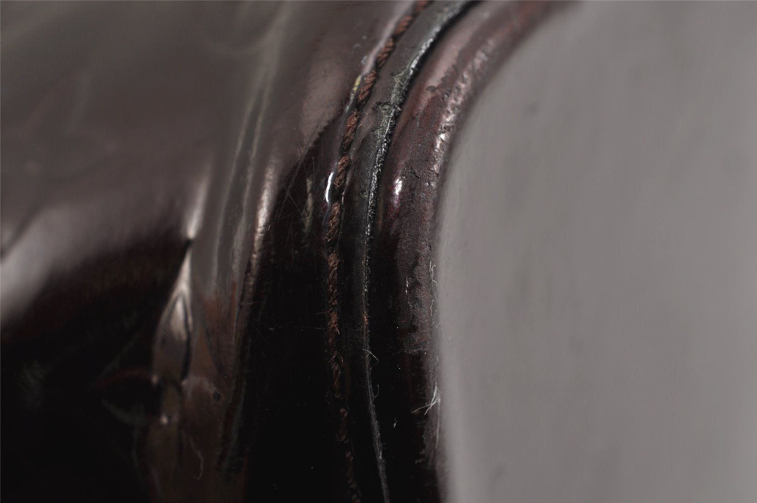 Authentic Louis Vuitton Vernis Avalon GM Shoulder Hand Bag M91566 Wine Red 9876J