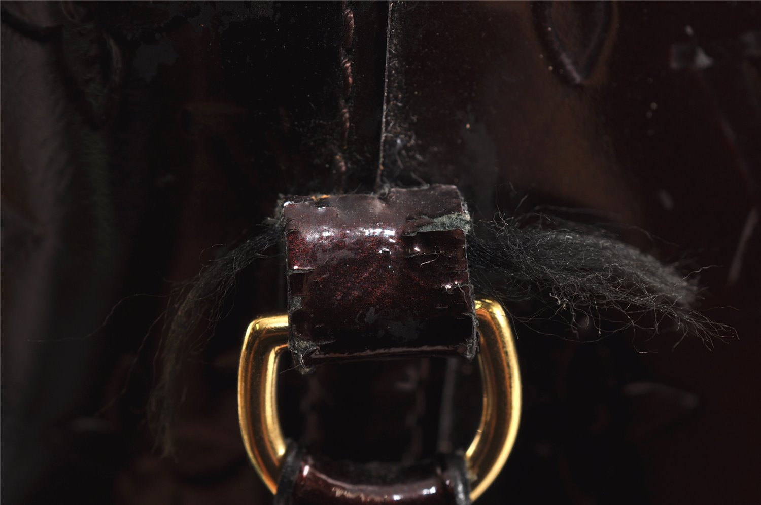 Authentic Louis Vuitton Vernis Avalon GM Shoulder Hand Bag M91566 Wine Red 9876J