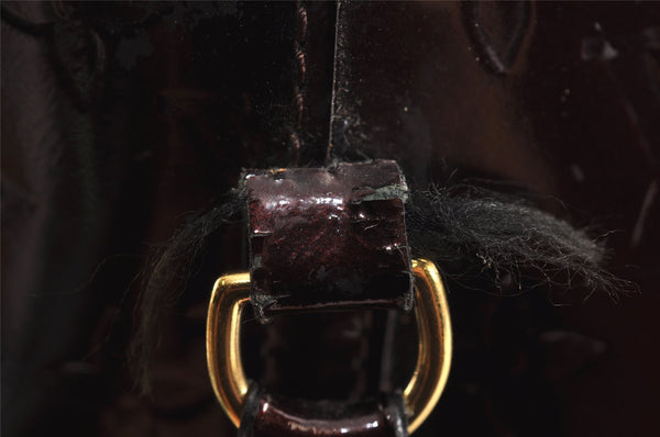 Authentic Louis Vuitton Vernis Avalon GM Shoulder Hand Bag M91566 Wine Red 9876J