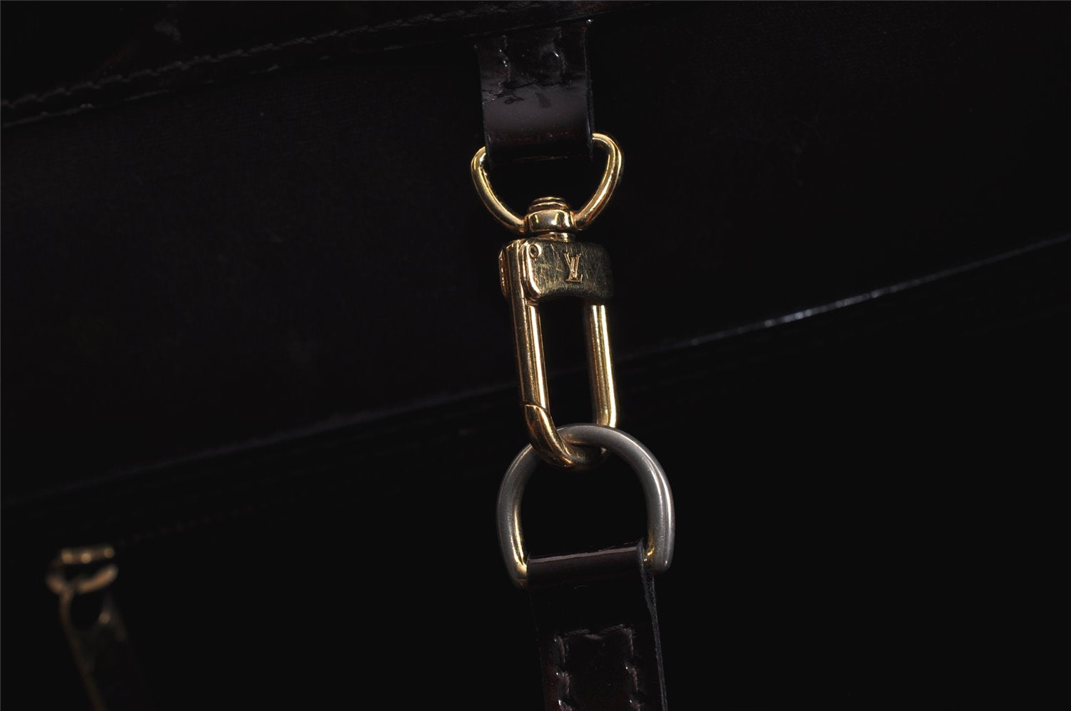 Authentic Louis Vuitton Vernis Avalon GM Shoulder Hand Bag M91566 Wine Red 9876J