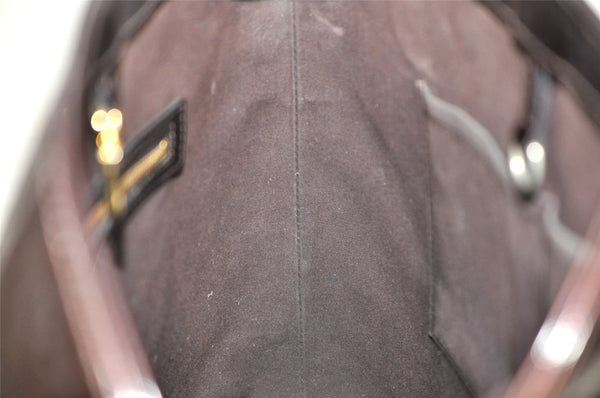 Authentic Louis Vuitton Vernis Avalon GM Shoulder Hand Bag M91566 Wine Red 9876J