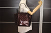 Authentic Louis Vuitton Vernis Avalon GM Shoulder Hand Bag M91566 Wine Red 9876J