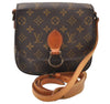 Auth Louis Vuitton Monogram Saint Cloud MM M51243 Shoulder Cross Bag Junk 9877I