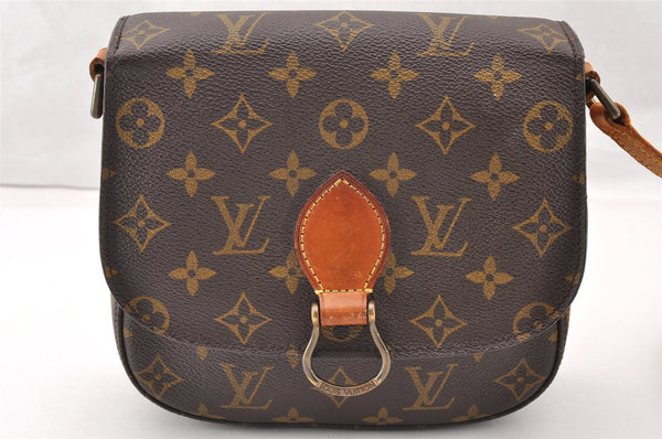 Auth Louis Vuitton Monogram Saint Cloud MM M51243 Shoulder Cross Bag Junk 9877I