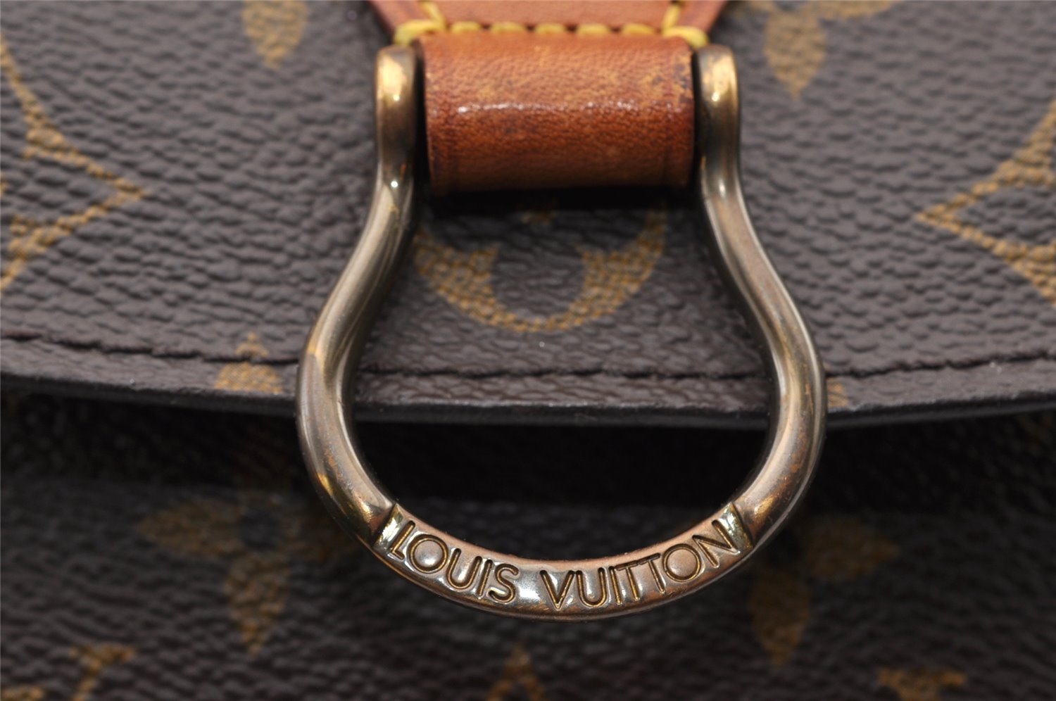 Auth Louis Vuitton Monogram Saint Cloud MM M51243 Shoulder Cross Bag Junk 9877I