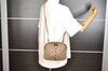 Authentic GUCCI Web Sherry Line Shoulder Cross Bag GG PVC Leather Brown 9879I