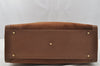 Authentic GUCCI Vintage Bamboo Shoulder Hand Bag Suede Leather Brown 9880I
