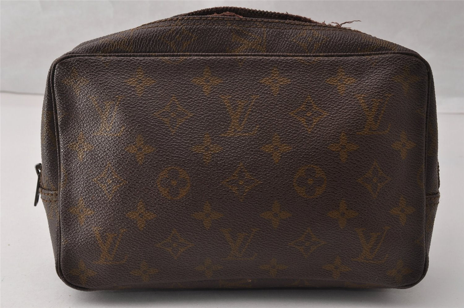Auth Louis Vuitton Monogram Trousse Toilette 23 Clutch Bag Old Model Junk 9881I