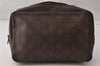 Auth Louis Vuitton Monogram Trousse Toilette 23 Clutch Bag Old Model Junk 9881I