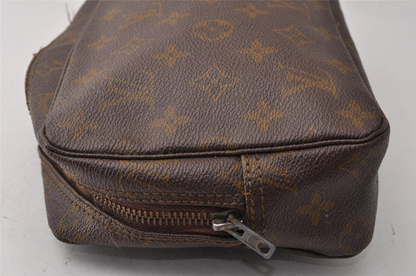 Auth Louis Vuitton Monogram Trousse Toilette 23 Clutch Bag Old Model Junk 9881I