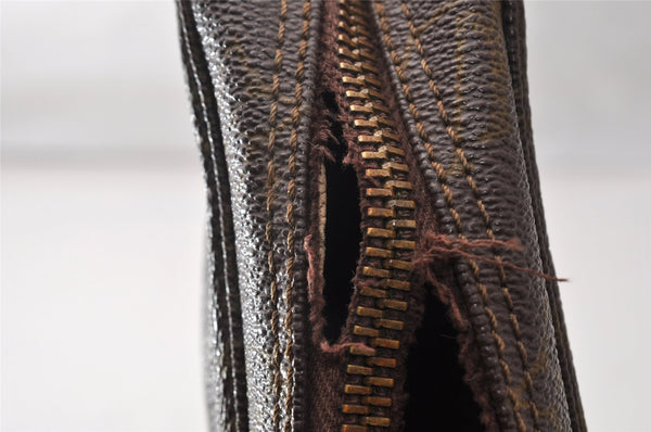 Auth Louis Vuitton Monogram Trousse Toilette 23 Clutch Bag Old Model Junk 9881I