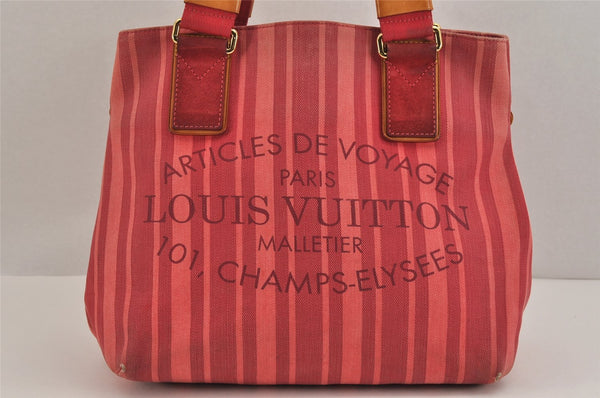 Authentic Louis Vuitton Plein Soleil Cabas PM Tote Bag Pink M94146 LV 9881J