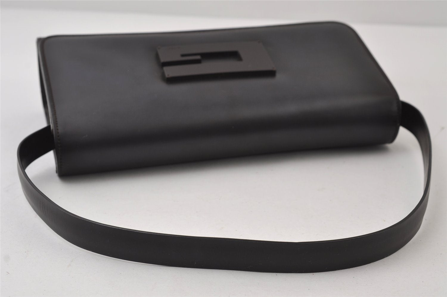 Authentic GUCCI Vintage Shoulder Hand Bag Purse Leather 0013063 Brown 9882I