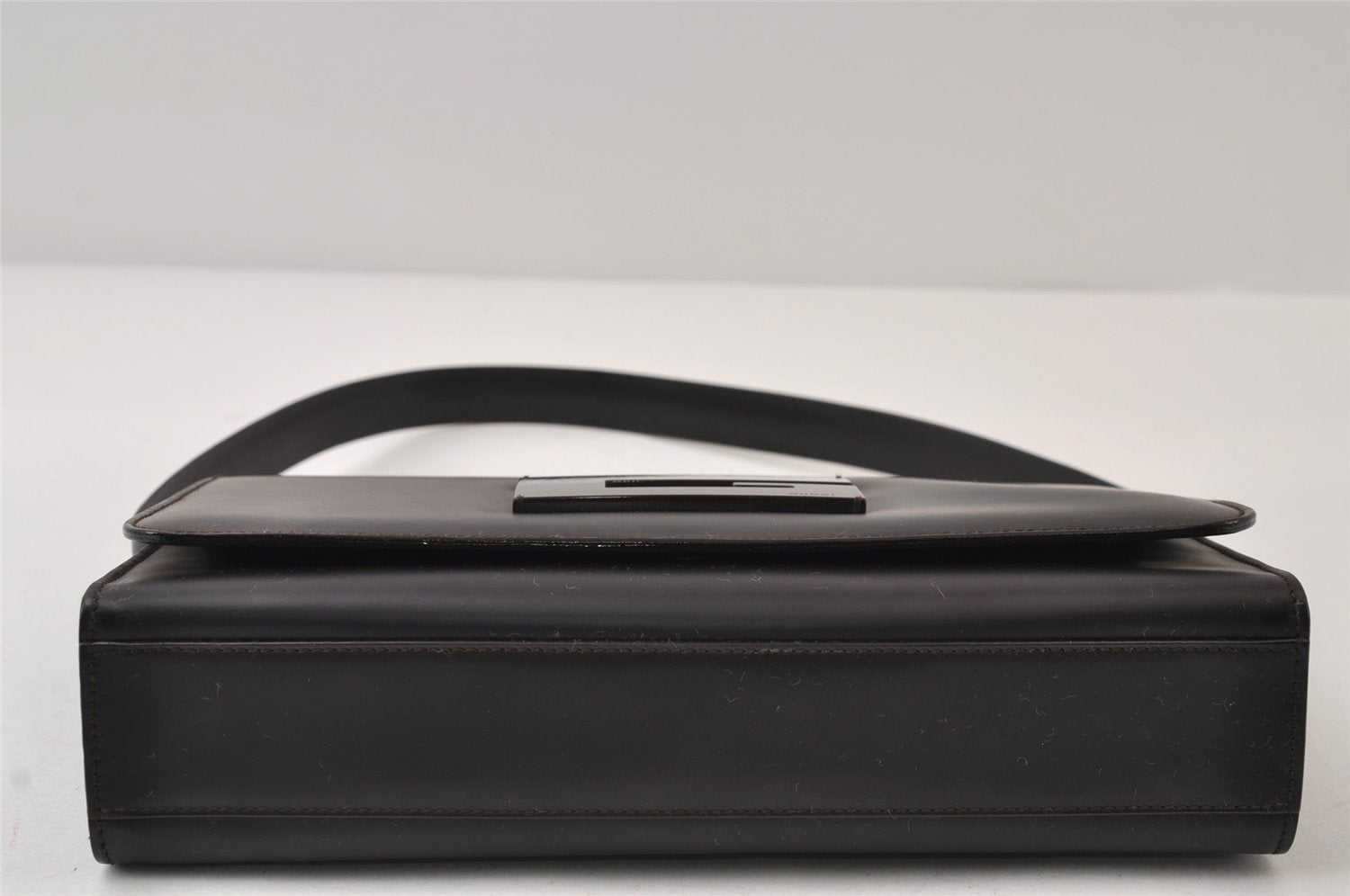 Authentic GUCCI Vintage Shoulder Hand Bag Purse Leather 0013063 Brown 9882I