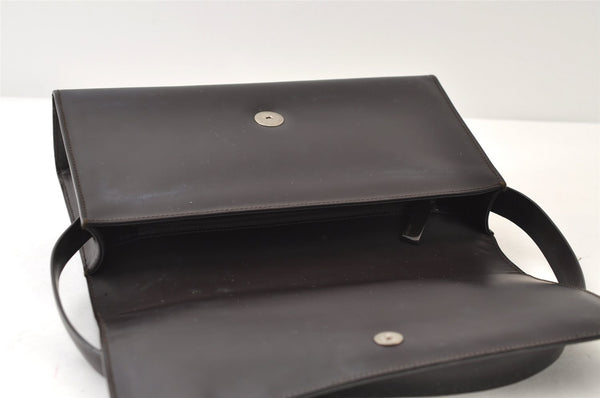 Authentic GUCCI Vintage Shoulder Hand Bag Purse Leather 0013063 Brown 9882I