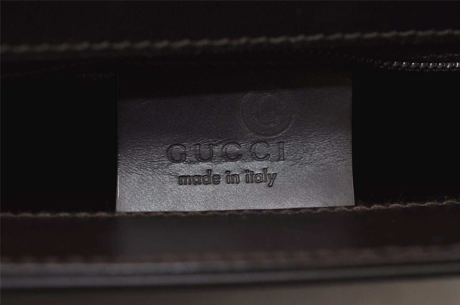 Authentic GUCCI Vintage Shoulder Hand Bag Purse Leather 0013063 Brown 9882I