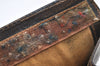 Authentic GUCCI Web Sherry Line Clutch Hand Bag Purse GG PVC Leather Brown 9883I