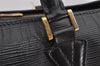 Authentic Louis Vuitton Epi Sorbonne Hand Business Bag Black M54512 LV 9883J