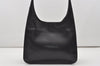 Authentic GUCCI Vintage Shoulder Hand Bag Purse Leather 0013708 Black 9884I