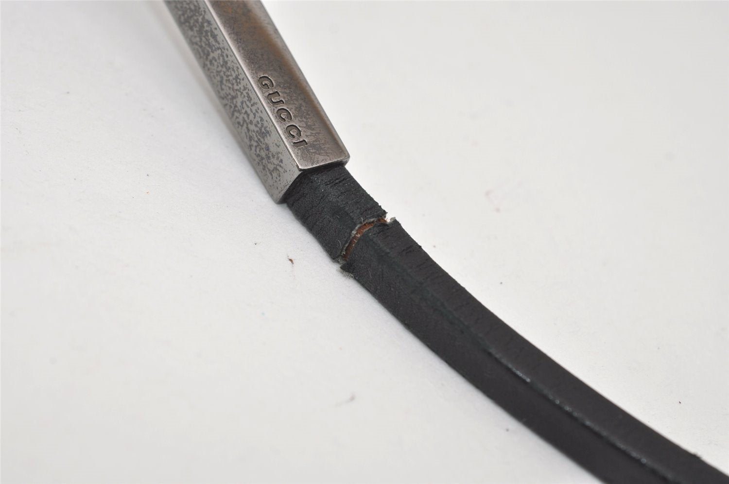 Authentic GUCCI Vintage Shoulder Hand Bag Purse Leather 0013708 Black 9884I