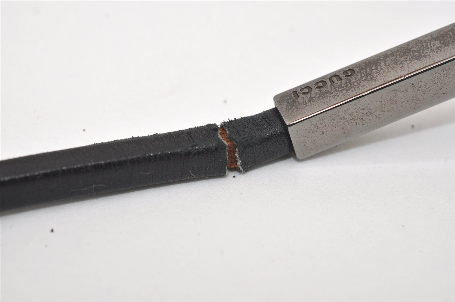 Authentic GUCCI Vintage Shoulder Hand Bag Purse Leather 0013708 Black 9884I