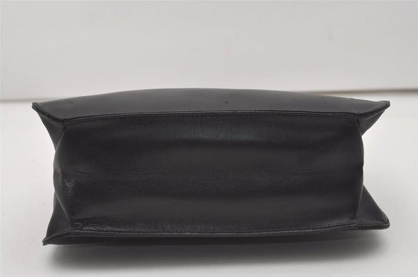 Authentic GUCCI Vintage Shoulder Hand Bag Purse Leather 0013708 Black 9884I