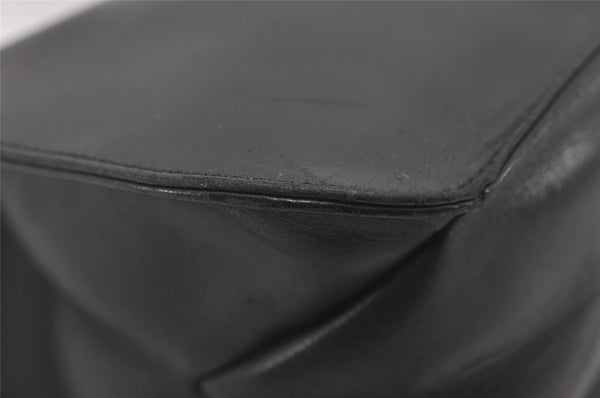 Authentic GUCCI Vintage Shoulder Hand Bag Purse Leather 0013708 Black 9884I