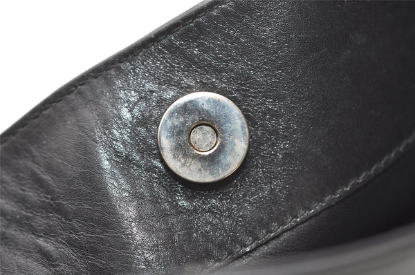 Authentic GUCCI Vintage Shoulder Hand Bag Purse Leather 0013708 Black 9884I