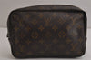 Auth Louis Vuitton Monogram Trousse Toilette 23 Clutch Bag M47524 LV Junk 9884J