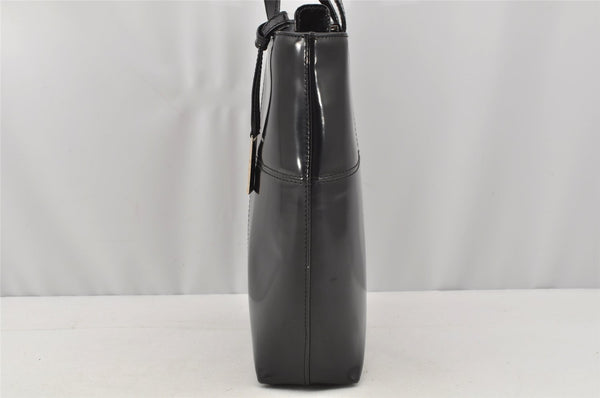 Authentic GUCCI Vintage 2Way Tote Hand Bag Purse Leather Black 9885I