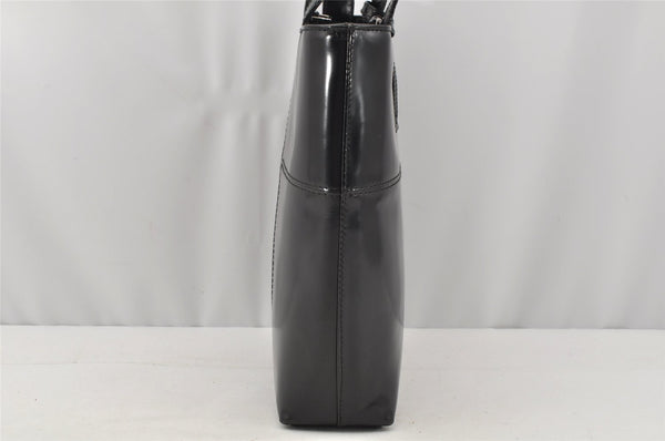 Authentic GUCCI Vintage 2Way Tote Hand Bag Purse Leather Black 9885I