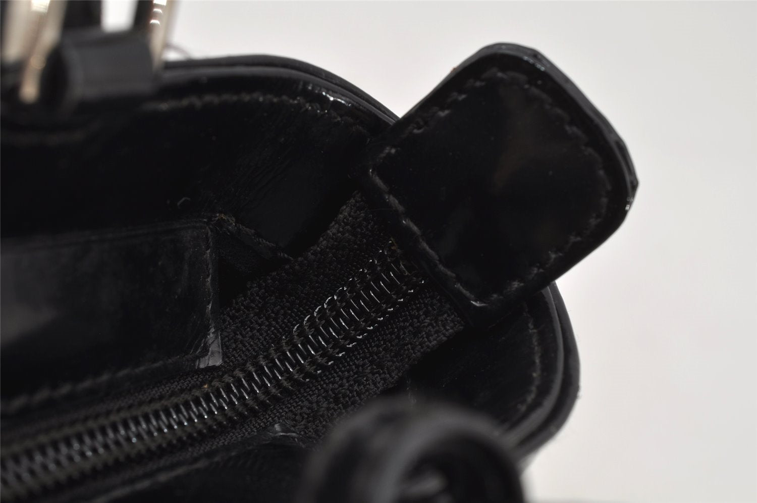 Authentic GUCCI Vintage 2Way Tote Hand Bag Purse Leather Black 9885I