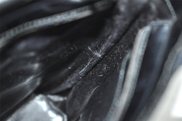 Authentic GUCCI Vintage 2Way Tote Hand Bag Purse Leather Black 9885I