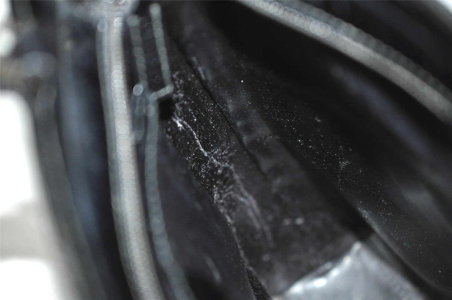 Authentic GUCCI Vintage 2Way Tote Hand Bag Purse Leather Black 9885I