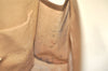 Authentic GUCCI Web Sherry Line Clutch Hand Bag Purse GG PVC Leather Brown 9886I