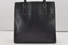 Authentic PRADA Vintage Leather Shoulder Tote Bag Black 9887I