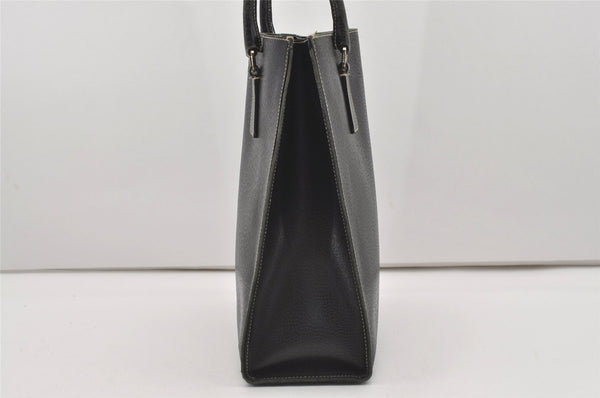 Authentic PRADA Vintage Leather Shoulder Tote Bag Black 9887I