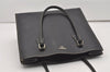 Authentic PRADA Vintage Leather Shoulder Tote Bag Black 9887I