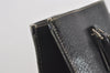 Authentic PRADA Vintage Leather Shoulder Tote Bag Black 9887I