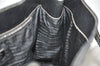 Authentic PRADA Vintage Leather Shoulder Tote Bag Black 9887I