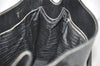 Authentic PRADA Vintage Leather Shoulder Tote Bag Black 9887I