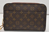 Authentic Louis Vuitton Monogram Orsay Clutch Hand Bag Purse M51790 LV 9888I