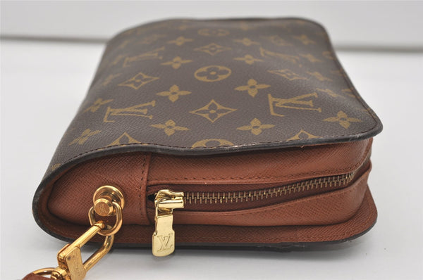 Authentic Louis Vuitton Monogram Orsay Clutch Hand Bag Purse M51790 LV 9888I