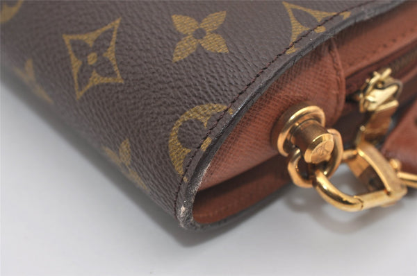 Authentic Louis Vuitton Monogram Orsay Clutch Hand Bag Purse M51790 LV 9888I